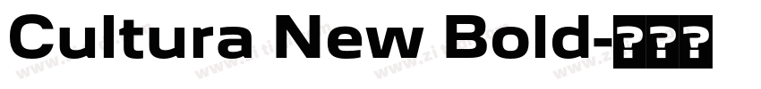 Cultura New Bold字体转换